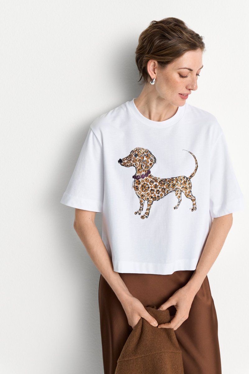T-Shirt mit Print-Rich & Royal