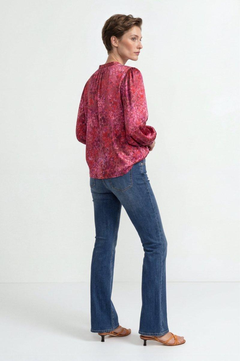 Bluse mit Ballonärmeln-Rich & Royal