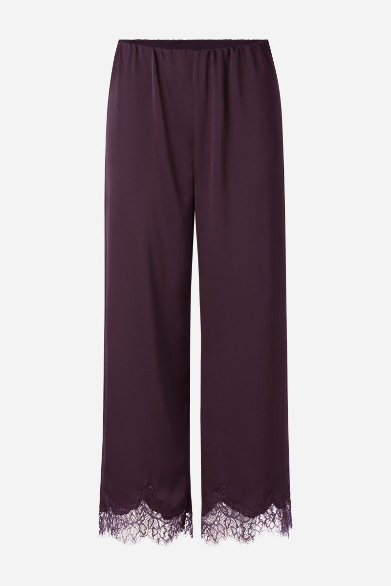 Culotte aus Satin mit Spitze-Rich & Royal