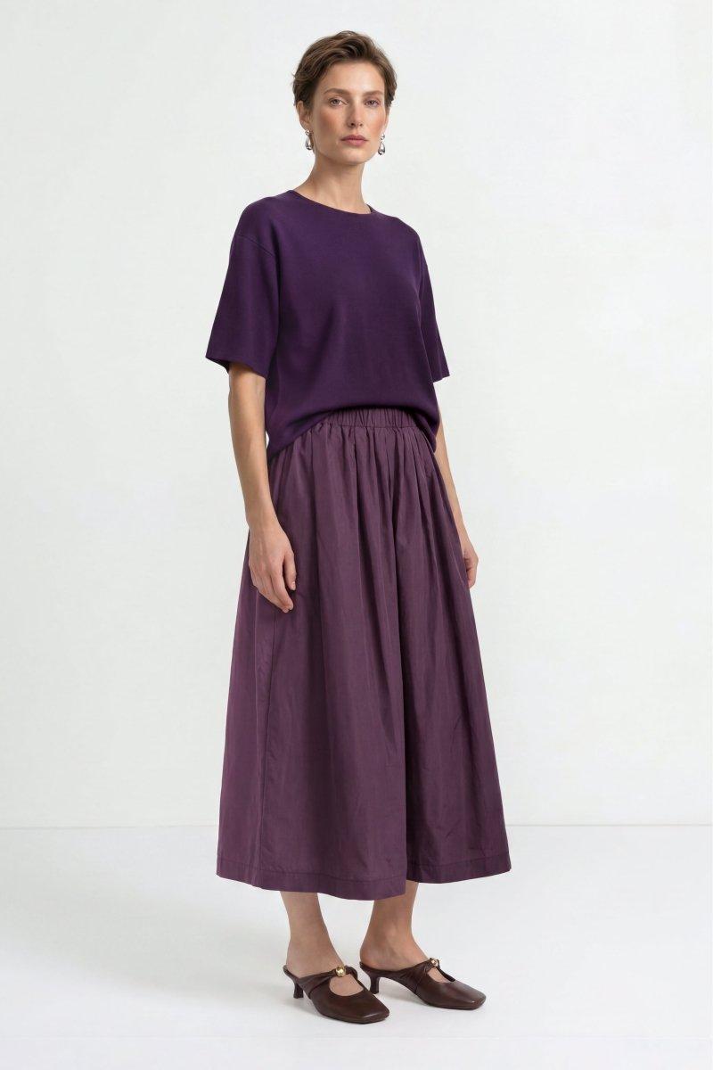 Boxy T-Shirt-Rich & Royal