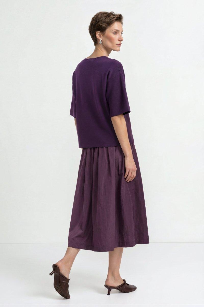 Boxy T-Shirt-Rich & Royal