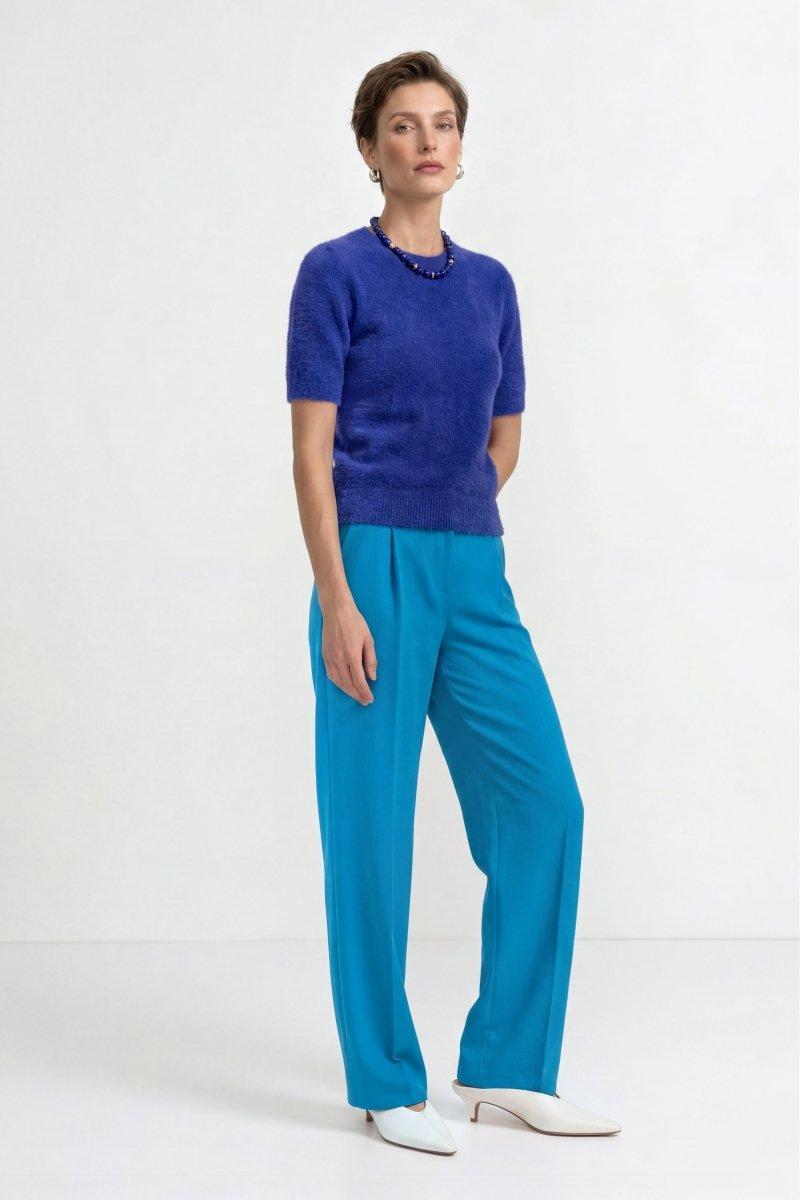 Boxy T-Shirt-Rich & Royal