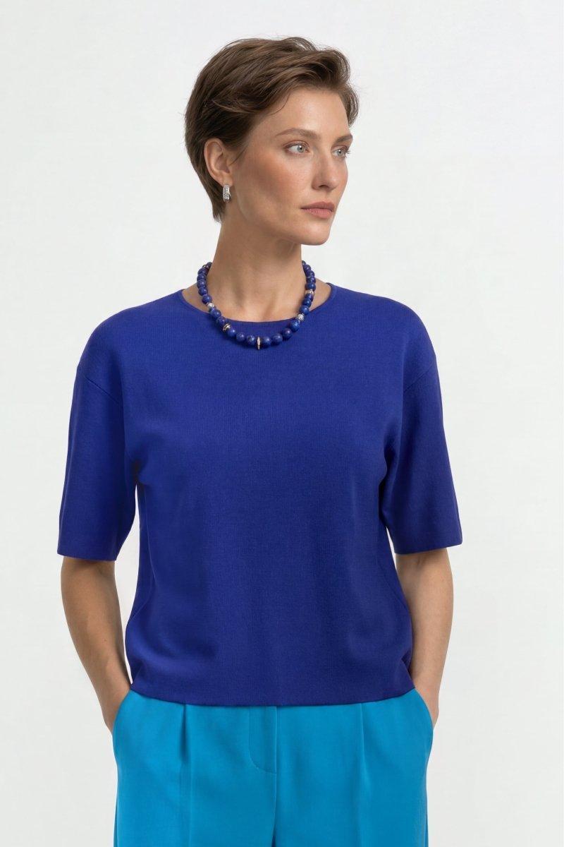 Boxy T-Shirt-Rich & Royal