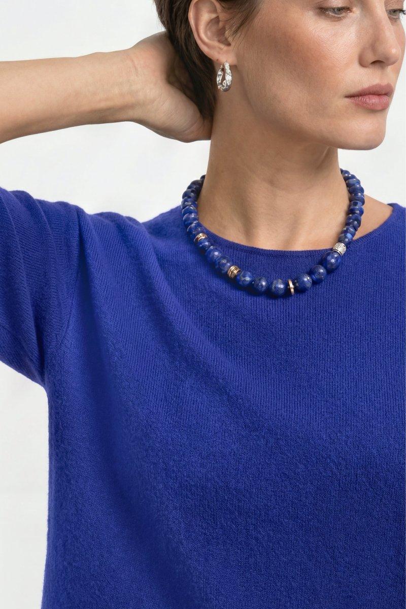 Boxy T-Shirt-Rich & Royal