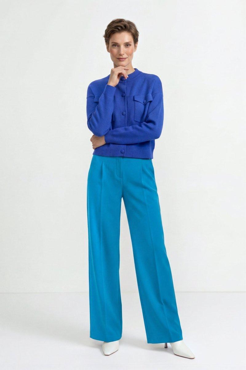 Cardigan mit Brusttaschen-Rich & Royal