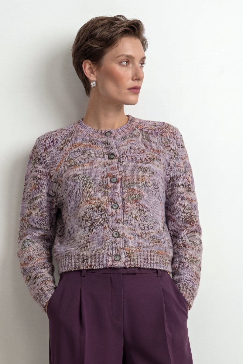 Cardigan aus Grobstrick-Rich & Royal