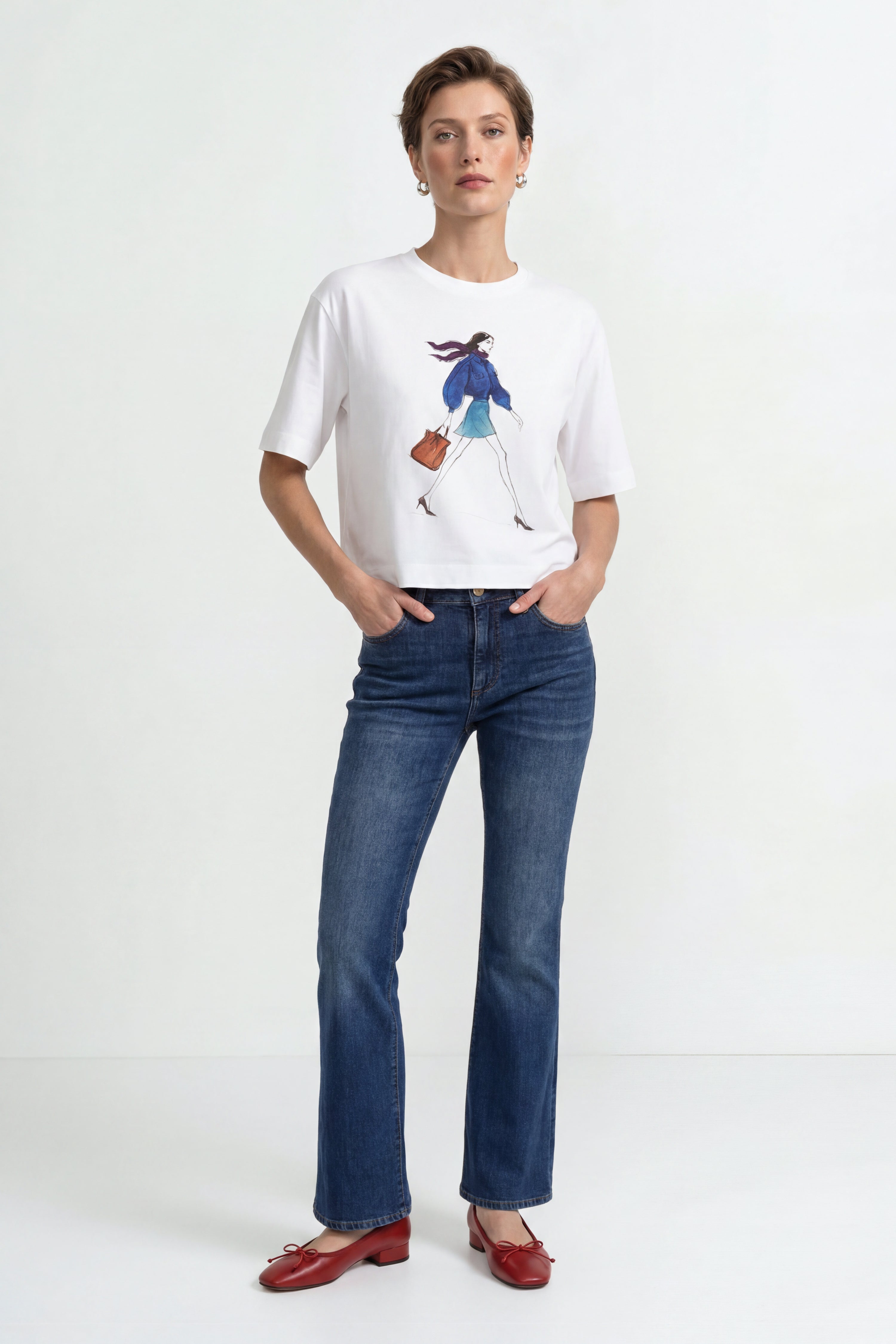 Print T-Shirt-Rich & Royal