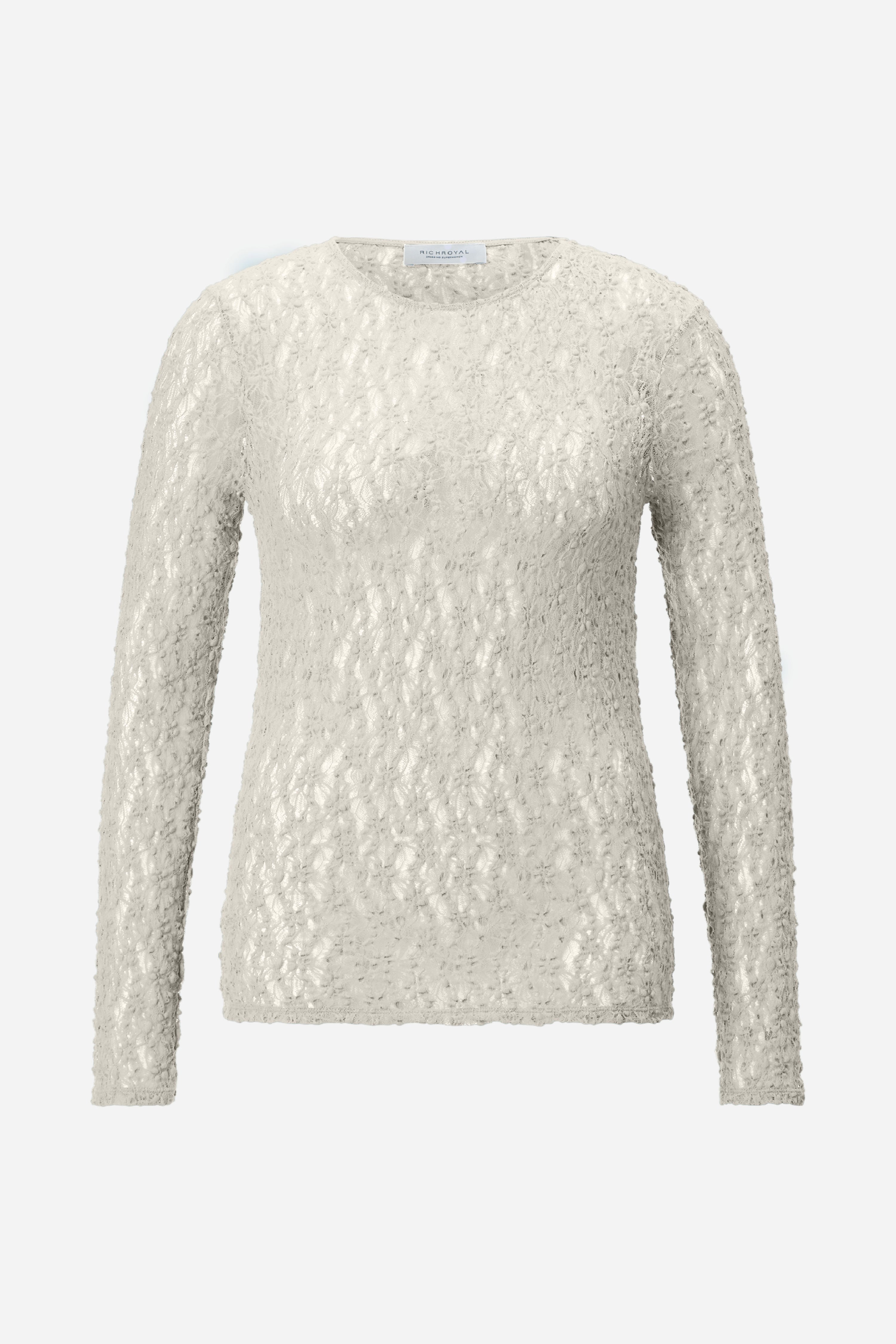 Spitzen-Langarmshirt-Rich & Royal