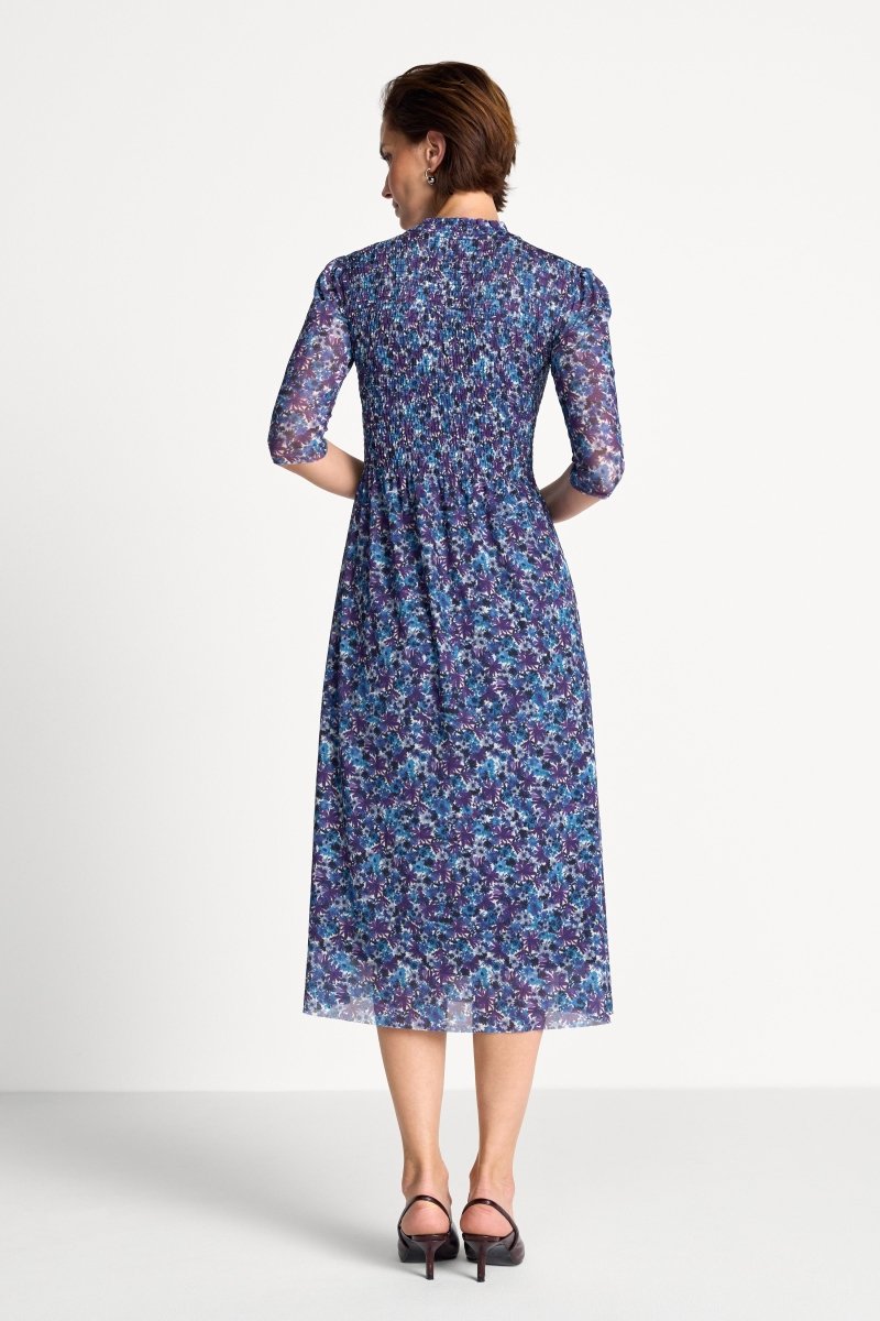Florales Meshkleid-Rich & Royal