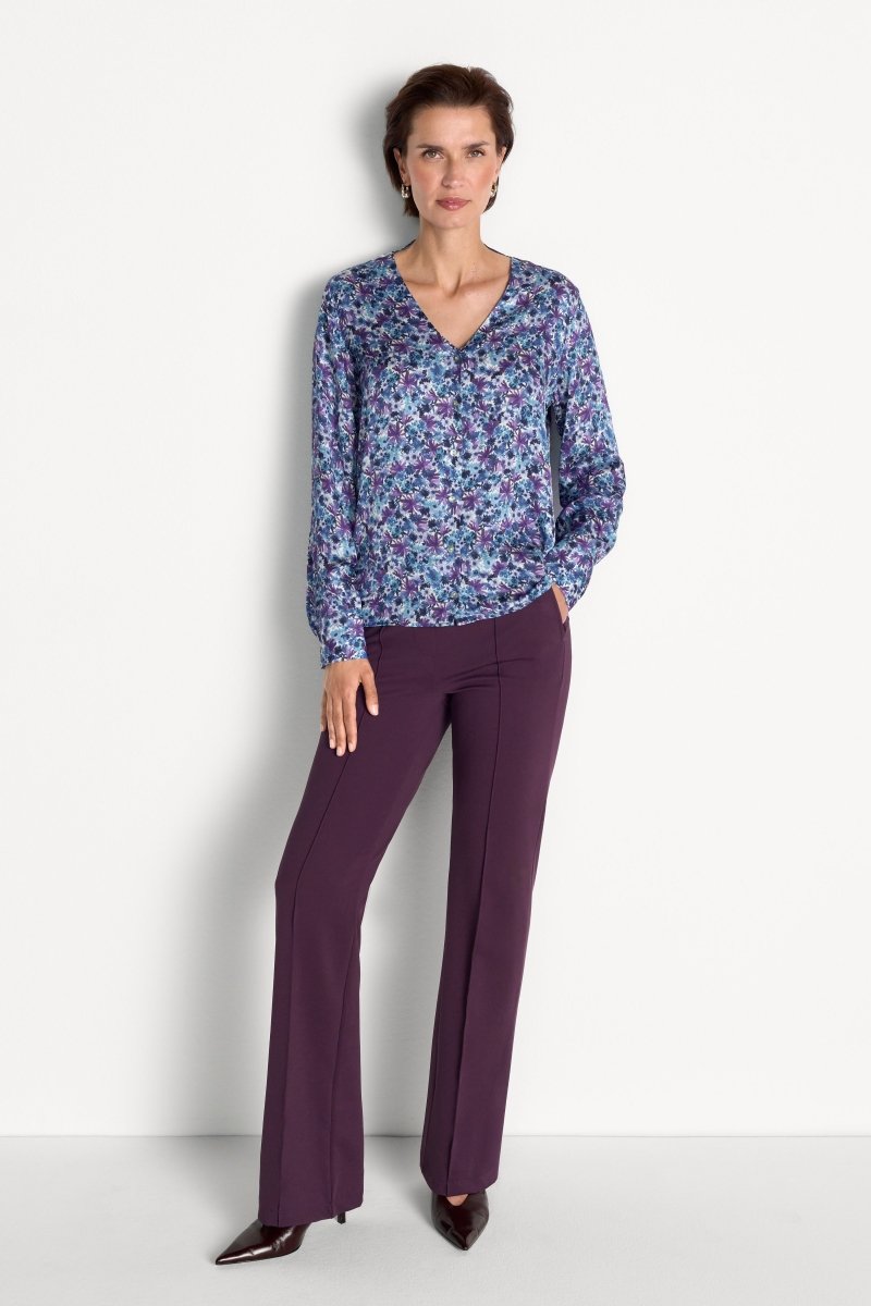 Bluse mit V-Ausschnitt-Rich & Royal