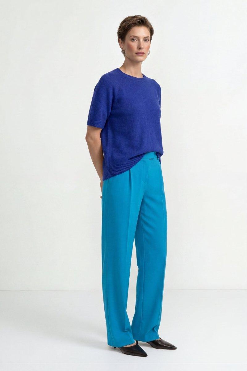 Bundfaltenhose-Rich & Royal