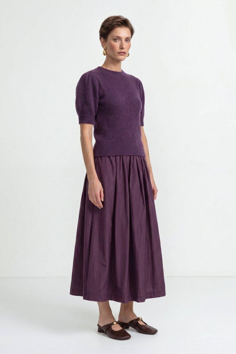 Kurzarm-Pullover mit Puffärmeln-Rich & Royal