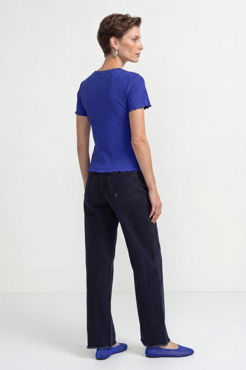 Figurbetontes Rippshirt-Rich & Royal