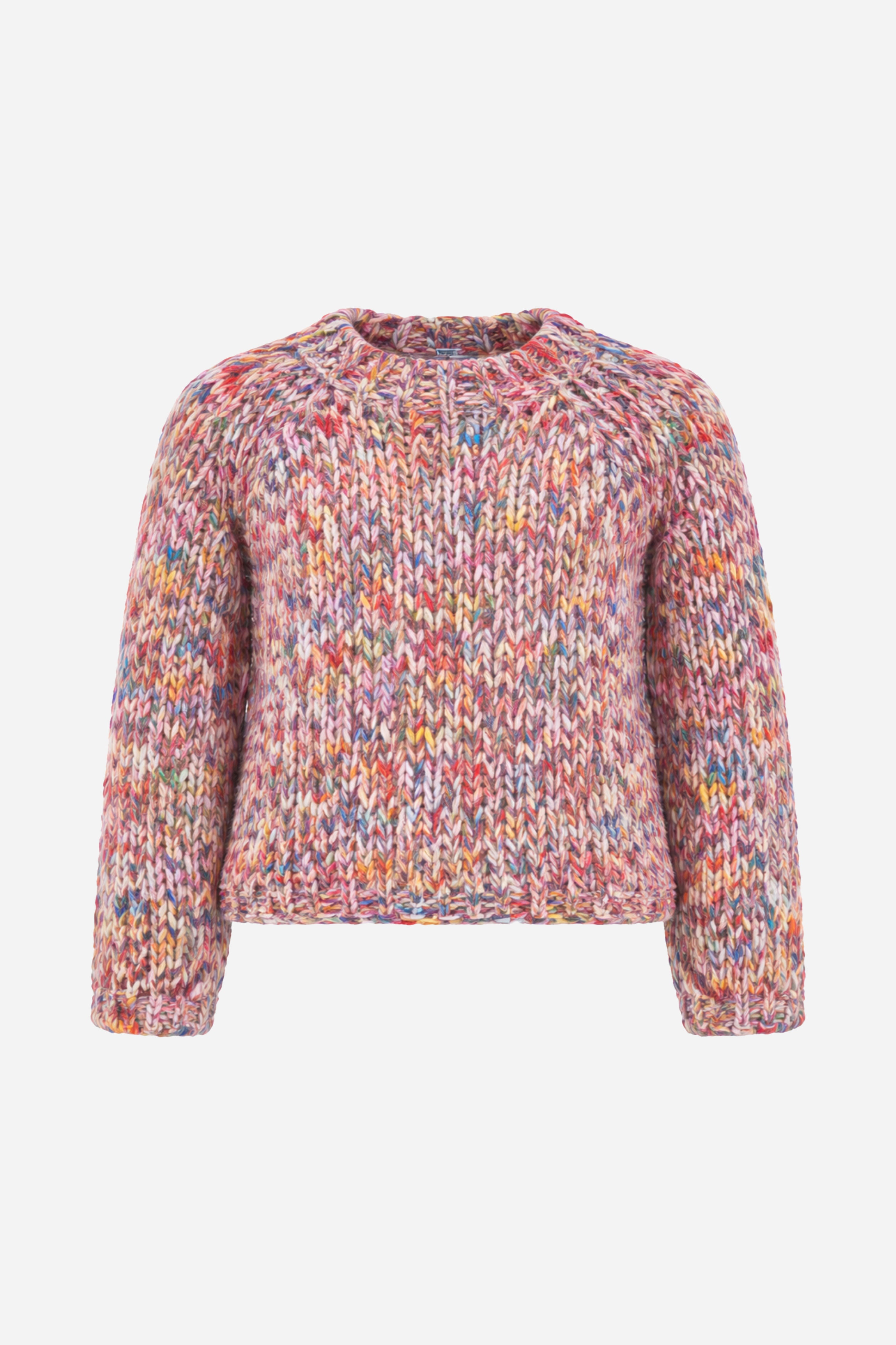 Cropped Grobstrickpullover-Rich & Royal