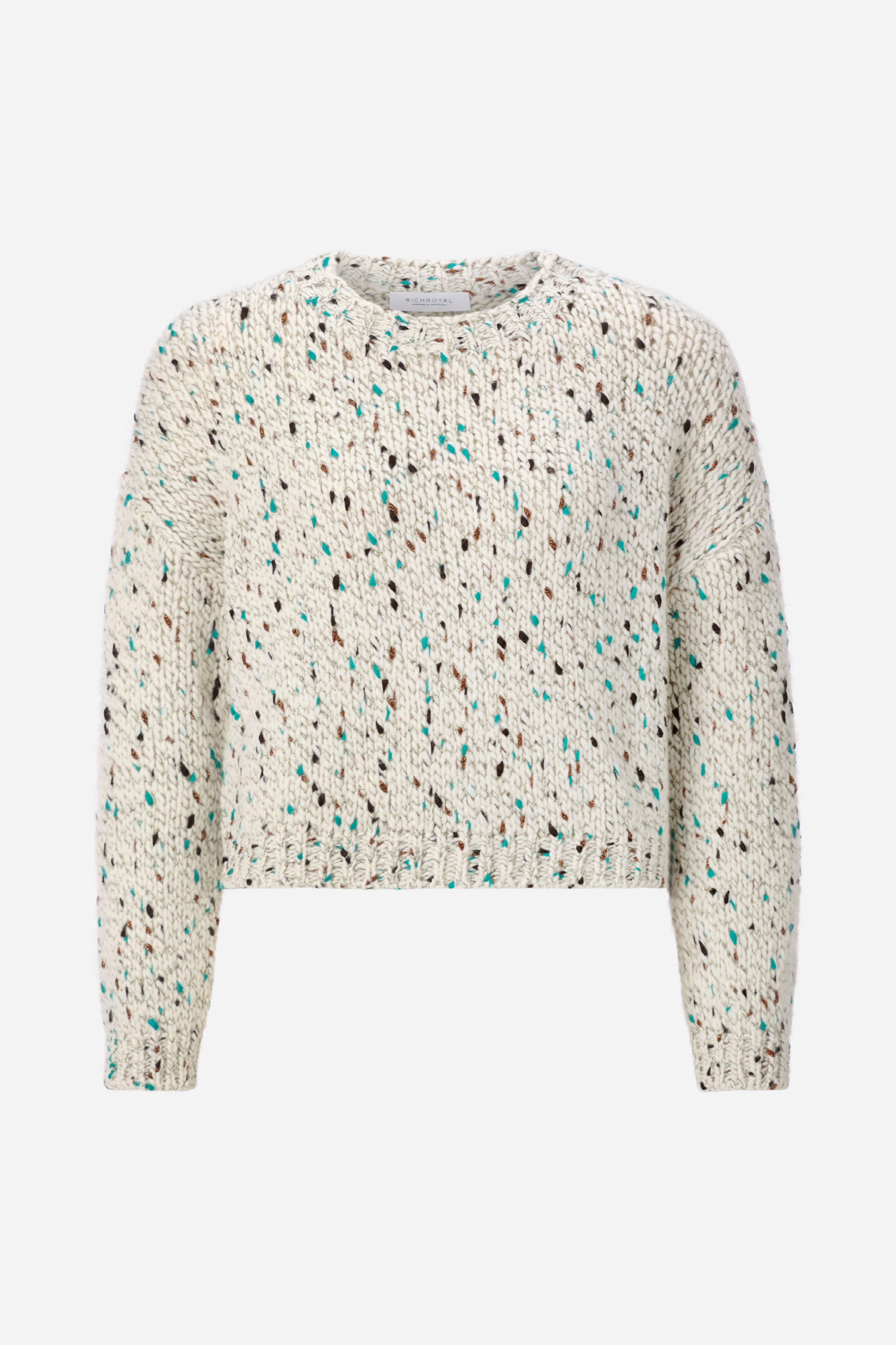 Grobstrick-Pullover aus Wolle-Mix-Rich & Royal