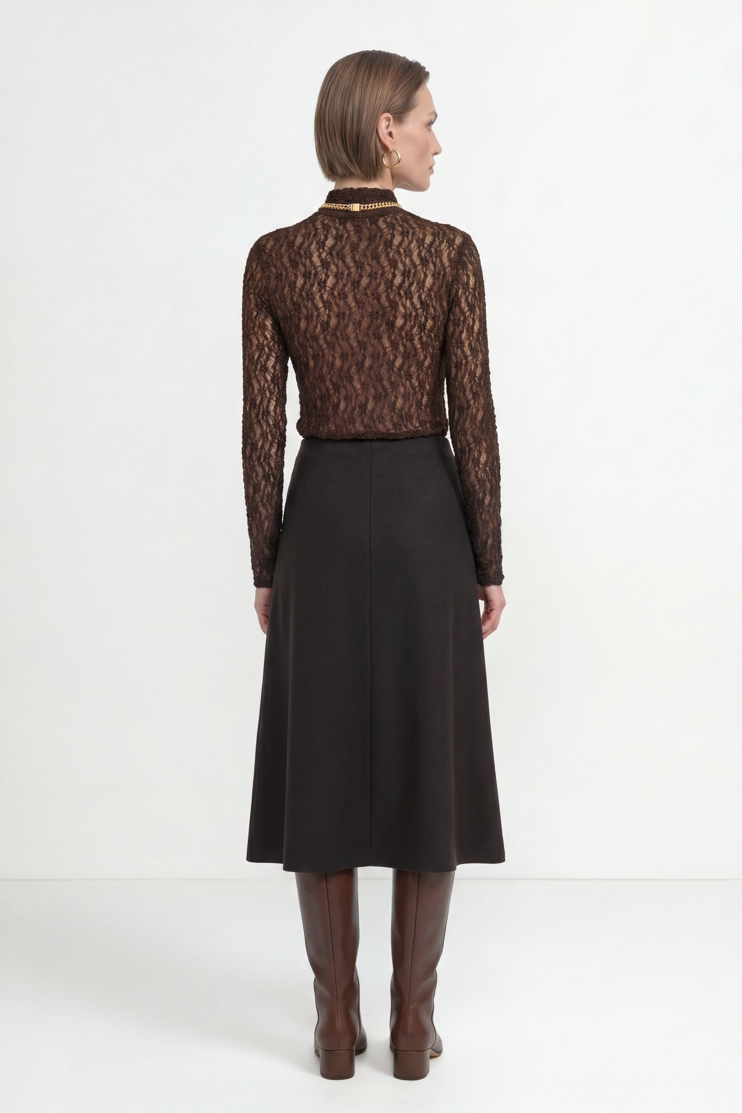 Longsleeve mit Spitzenmuster-Rich & Royal