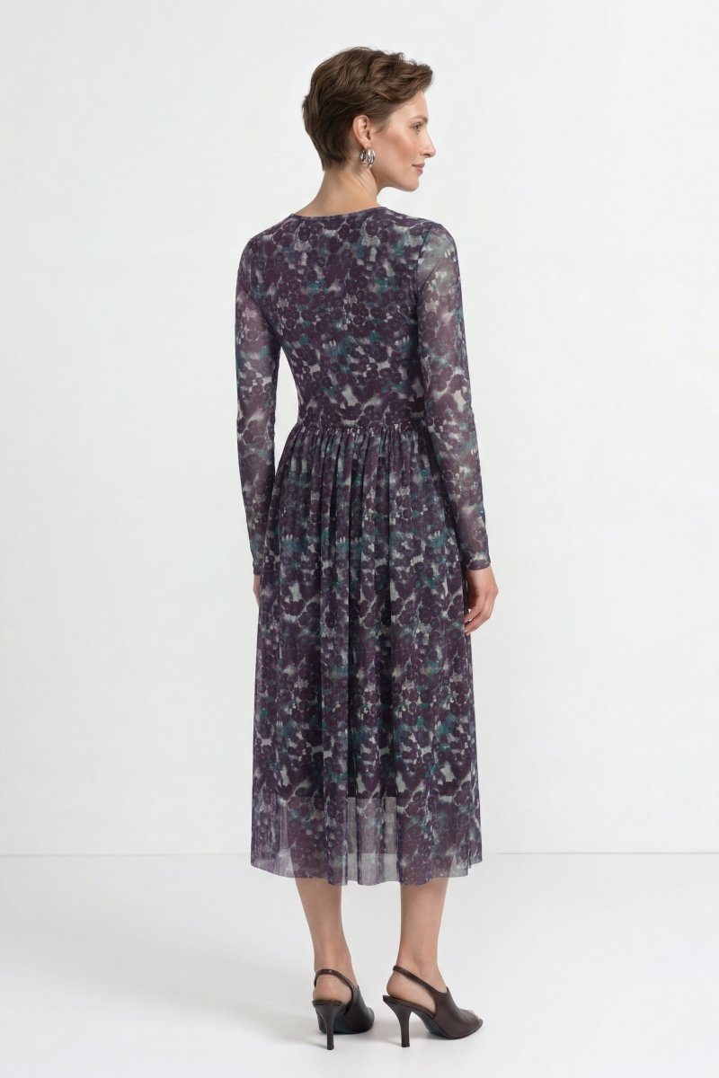 Midikleid mit Blumenprint-Rich & Royal