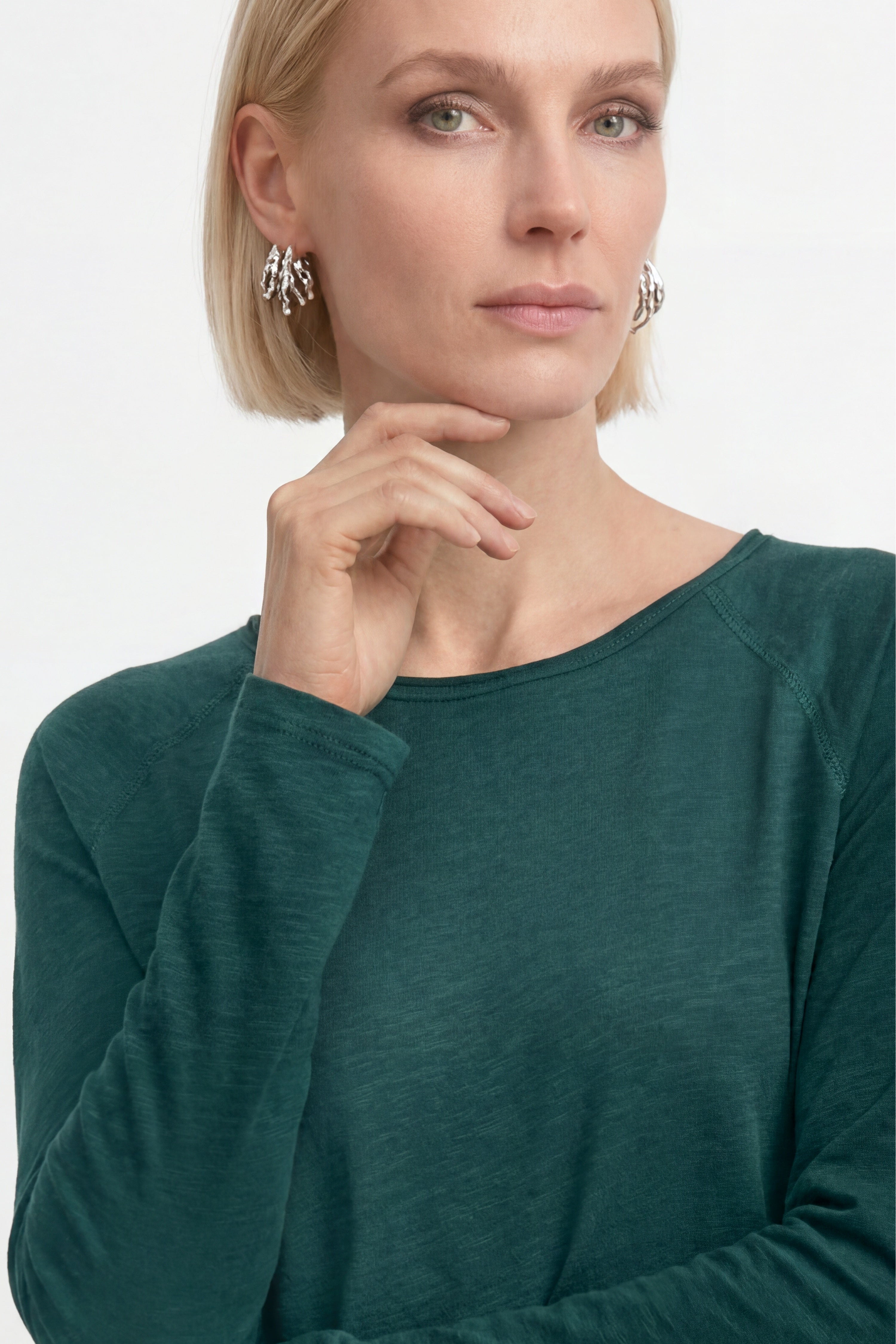 Baumwoll-Longsleeve mit Raglanärmeln-Rich & Royal