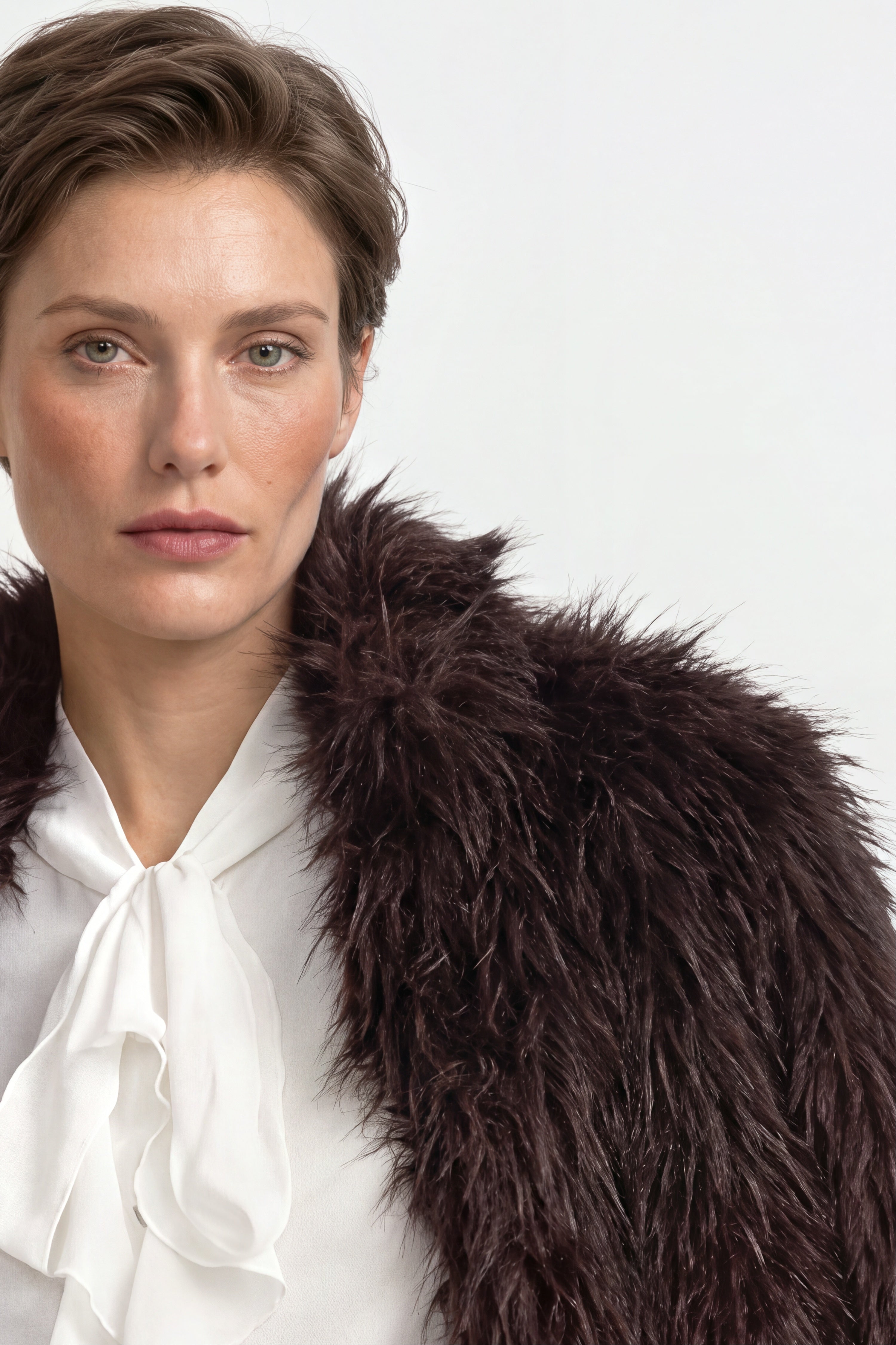 Baumwoll-Longsleeve mit Rüschendetail-Rich & Royal