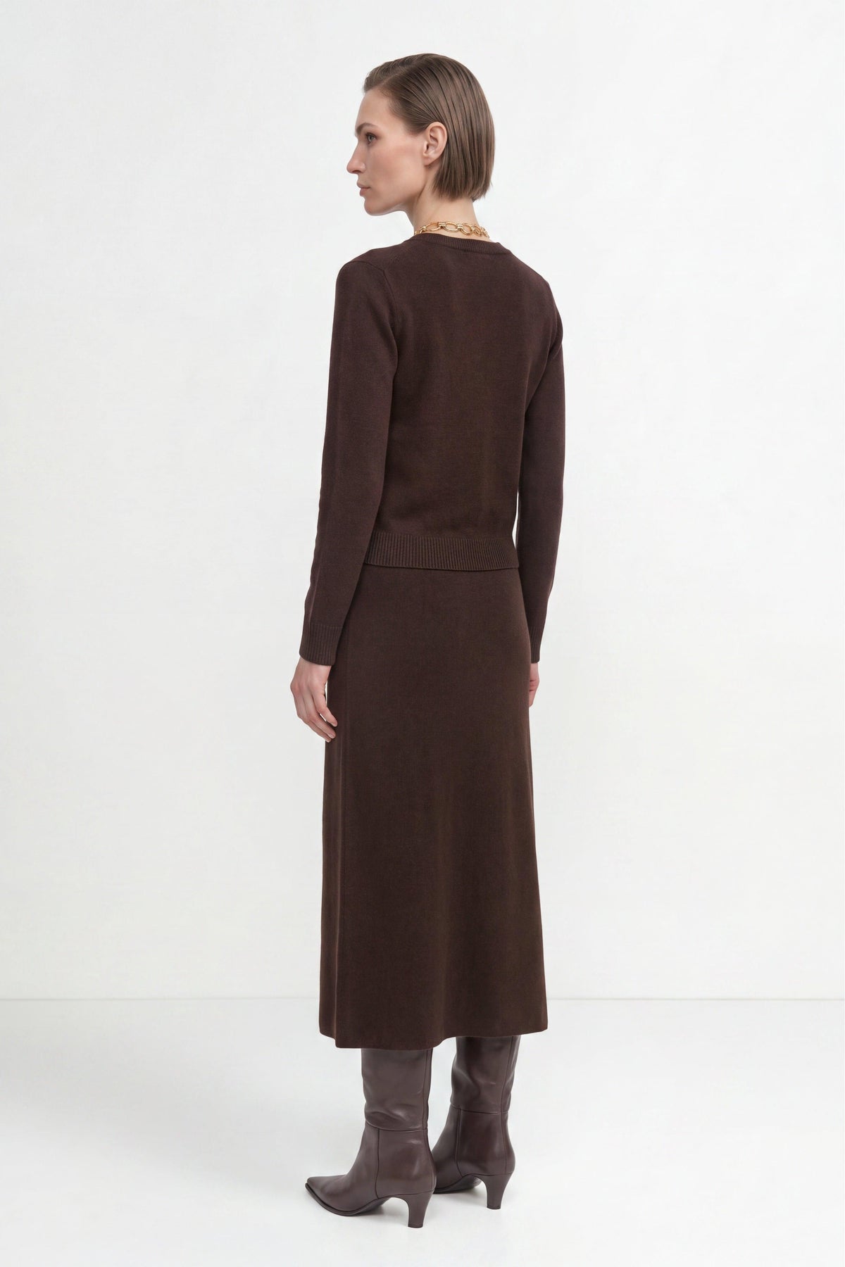 Merino-Kaschmir-Midirock-Rich & Royal