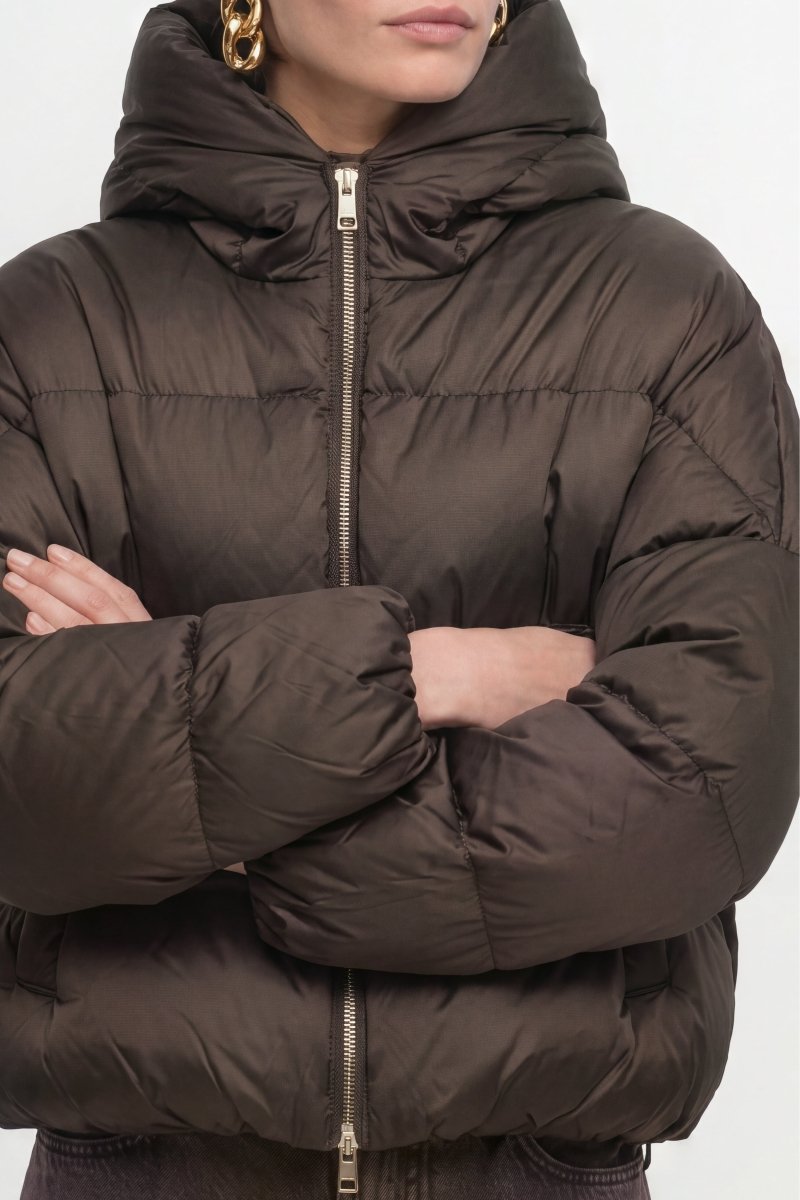 Daunenjacke mit Kapuze-Rich & Royal