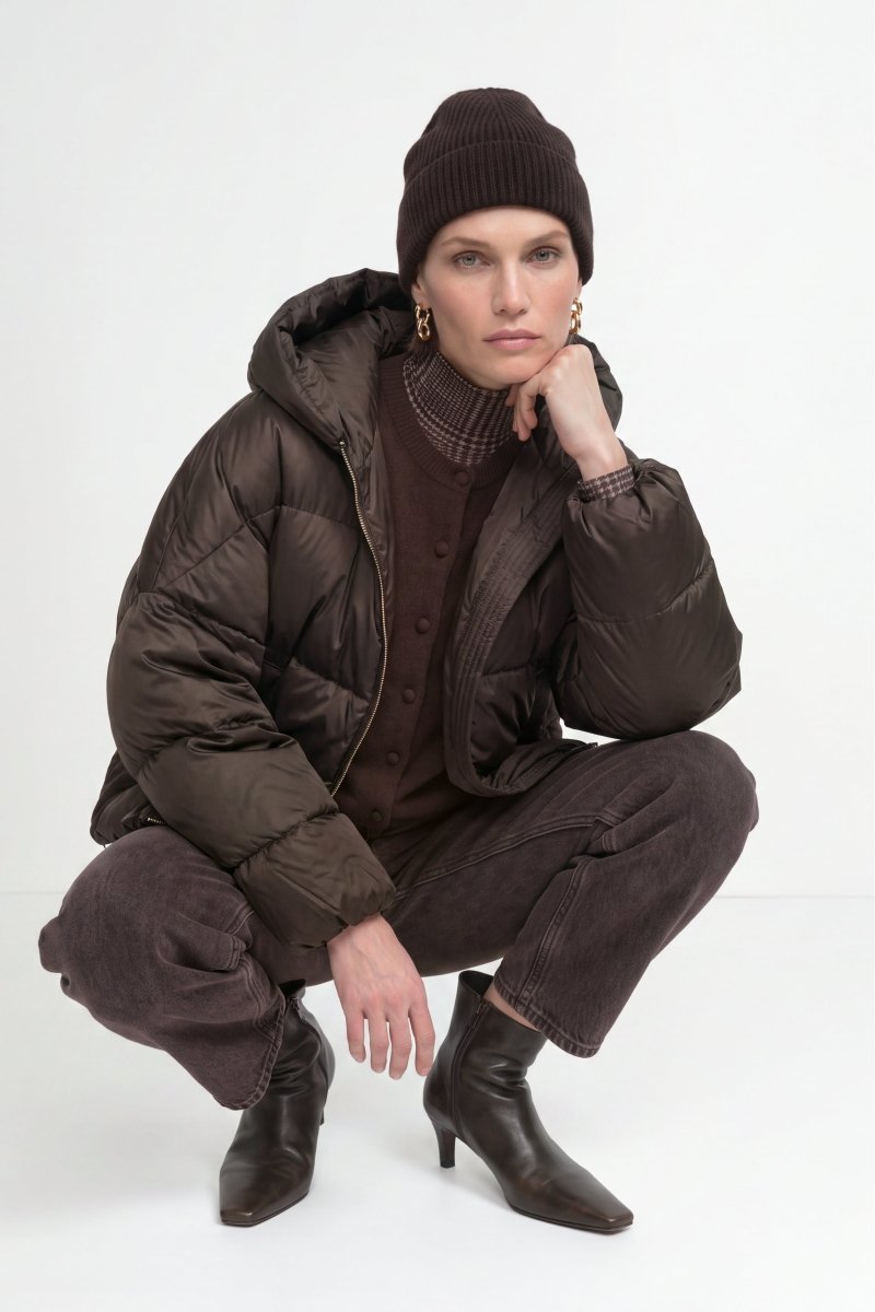 Daunenjacke mit Kapuze-Rich & Royal