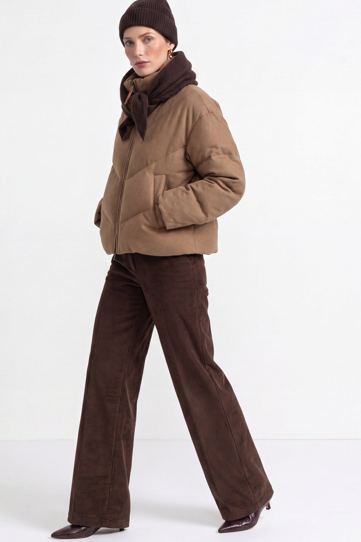 Wollmix-Jacke mit Daunenfüllung-Rich & Royal