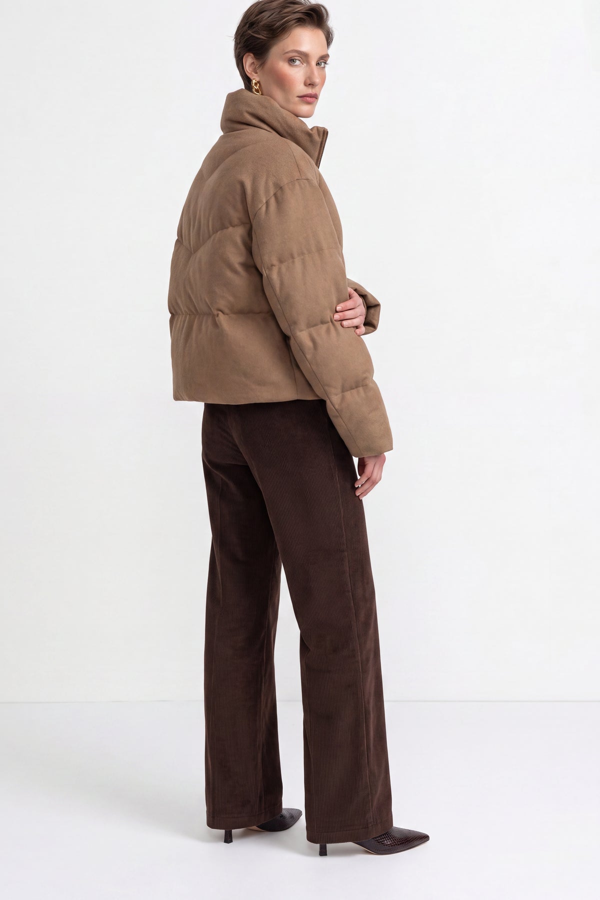 Wollmix-Jacke mit Daunenfüllung-Rich & Royal
