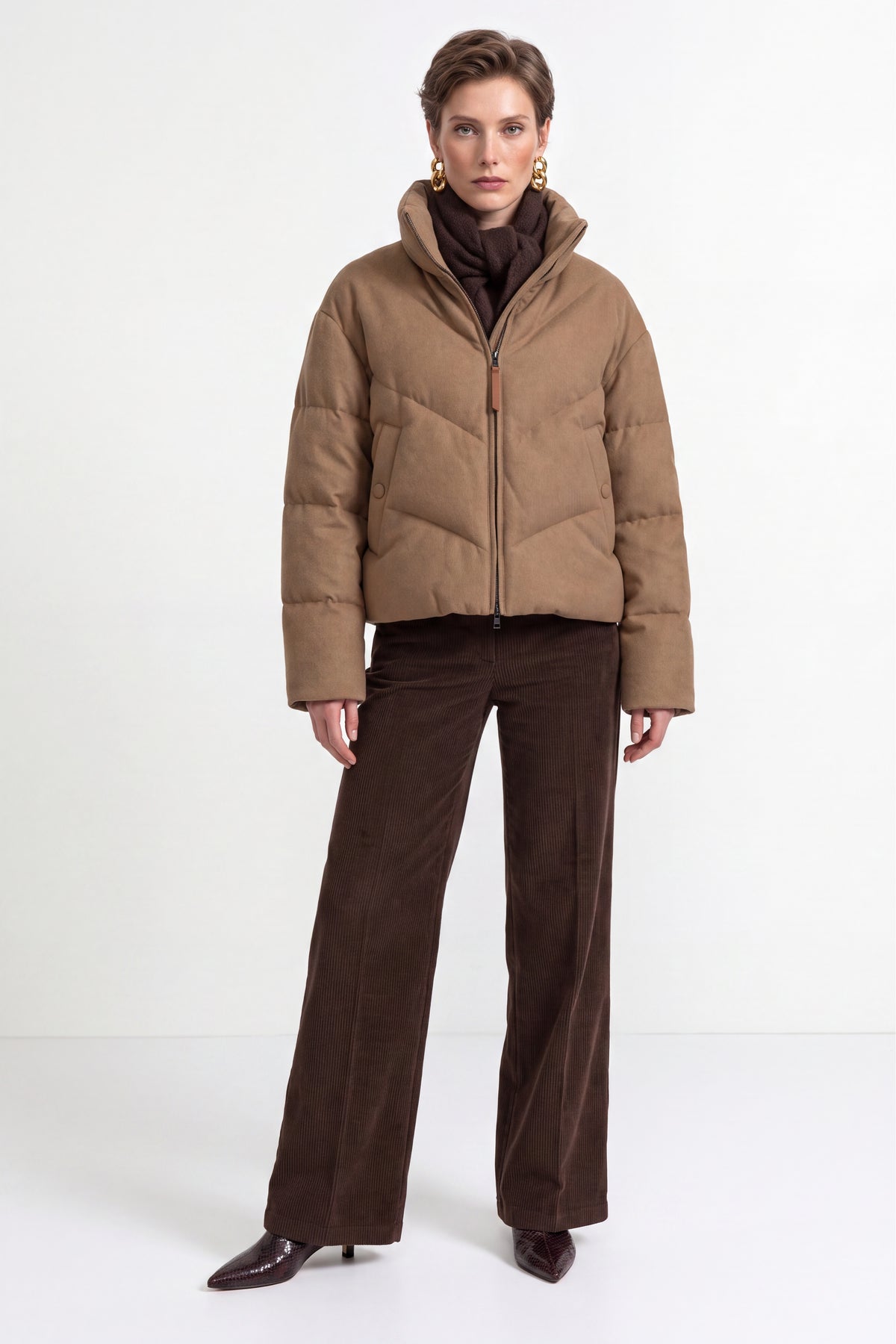 Wollmix-Jacke mit Daunenfüllung-Rich & Royal