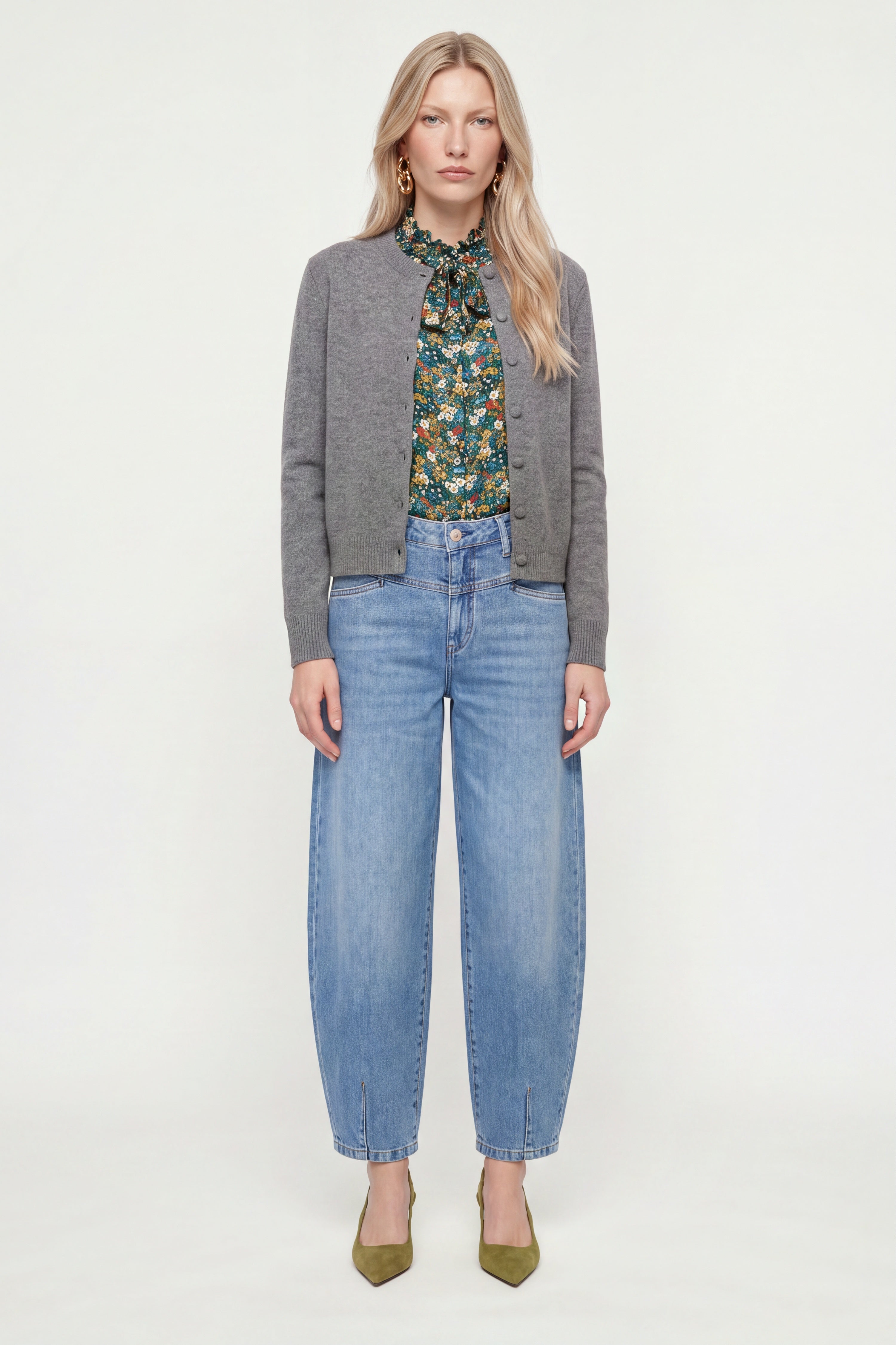 Straight-Jeans mit Passe-Rich & Royal