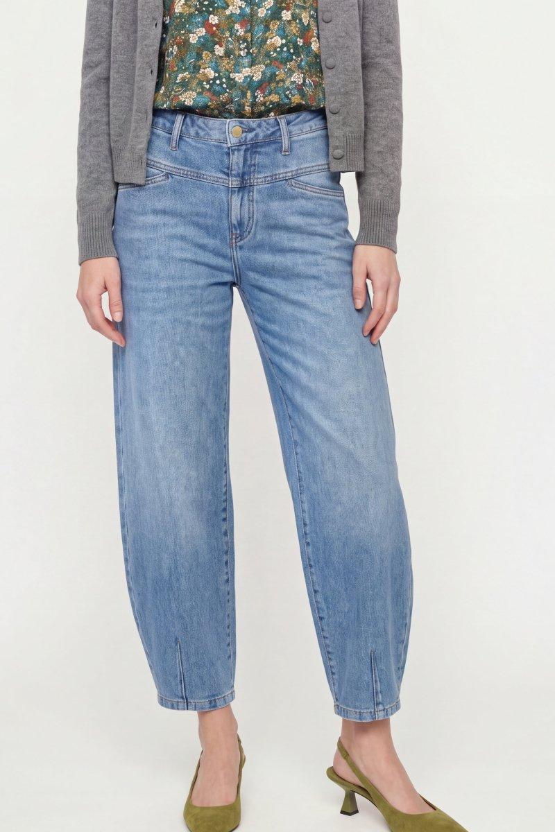 Straight-Jeans mit Passe-Rich & Royal