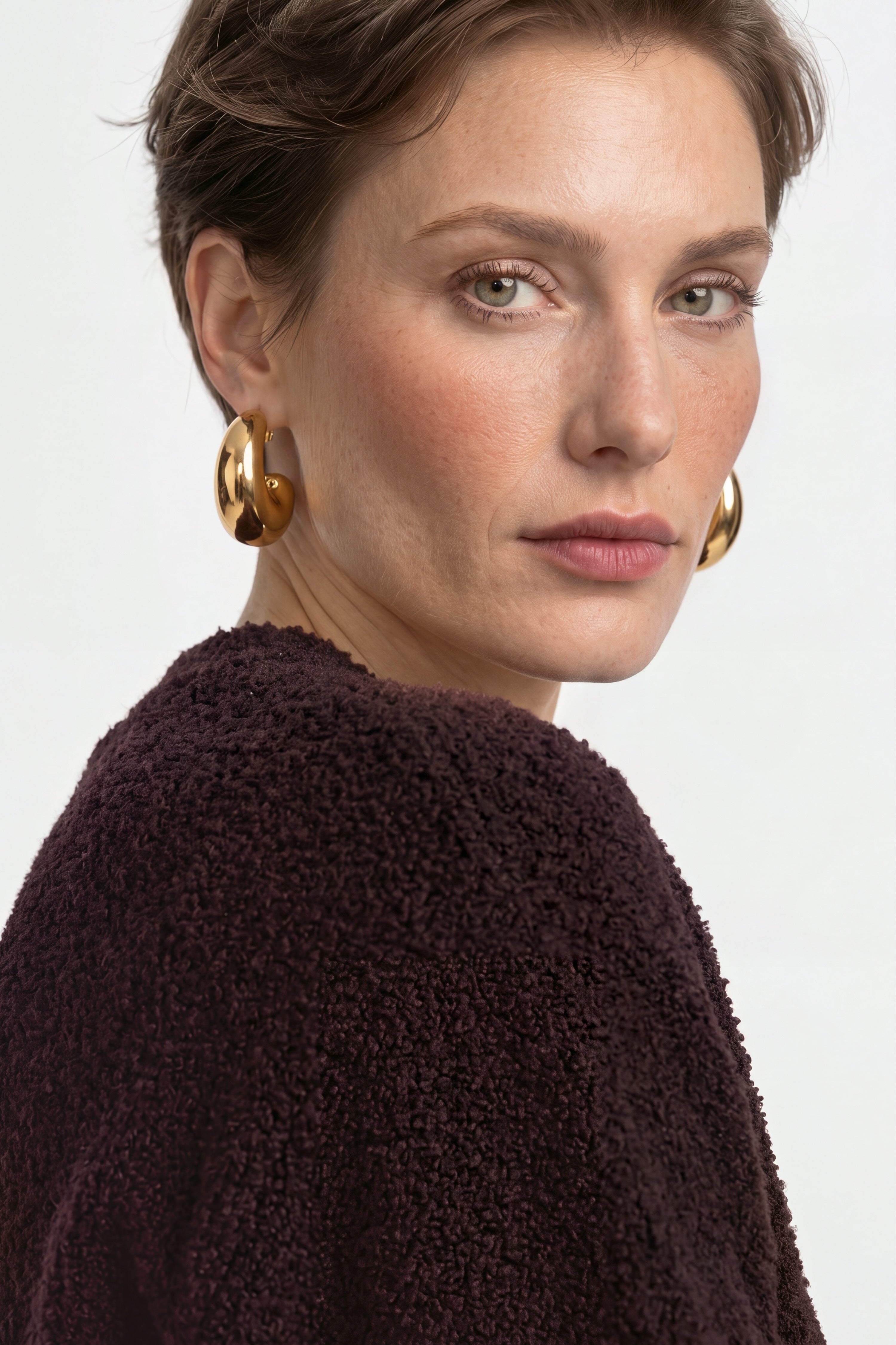 Cropped Bouclé-Pullover mit Halbarm-Rich & Royal