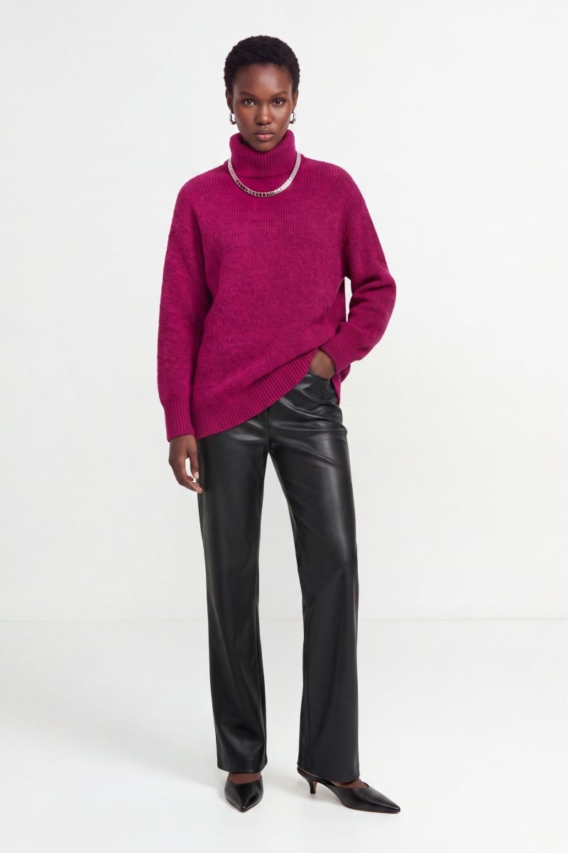 Grobstrick-Rollkragenpullover-Rich & Royal