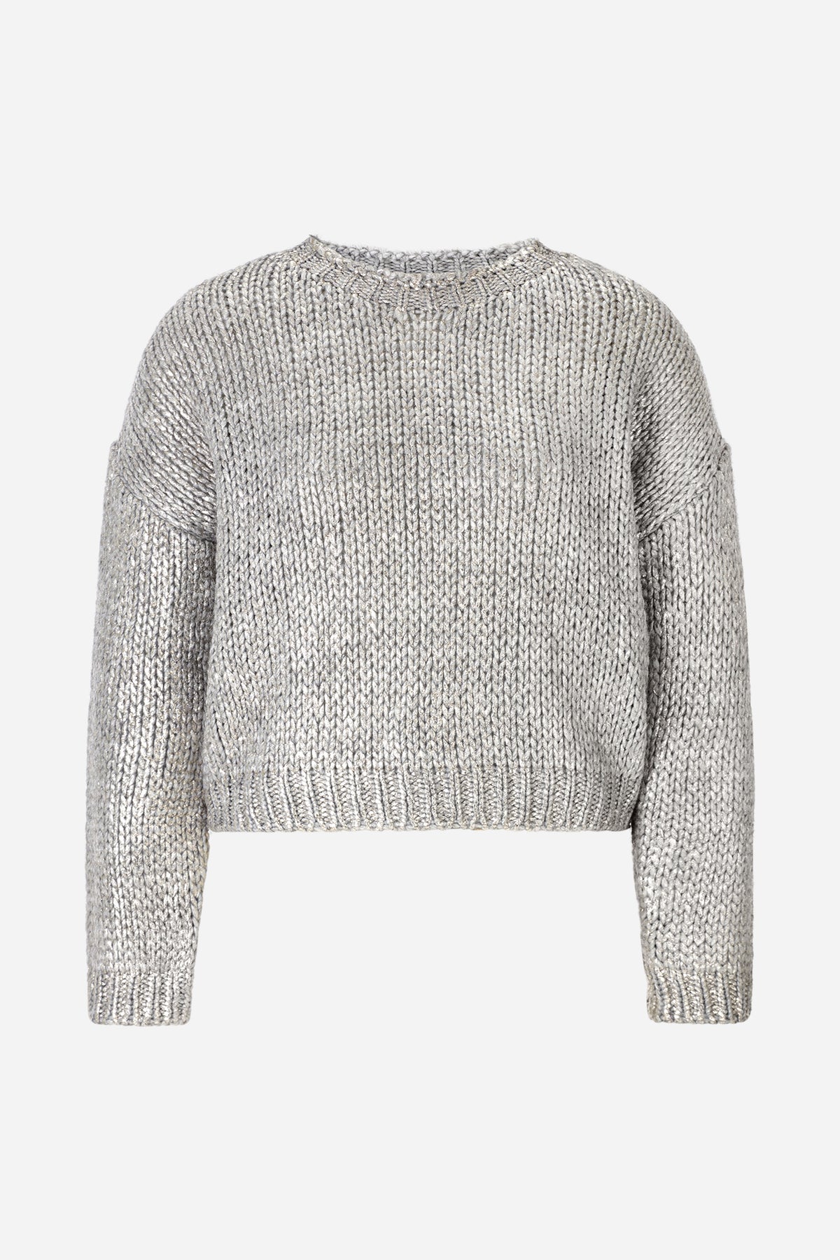 Grobstrickpullover mit Metallic-Effekt-Rich & Royal