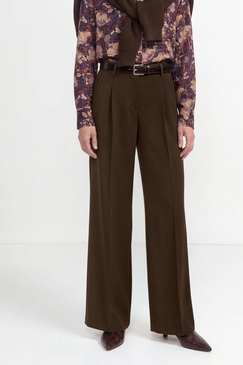 Wide-Leg-Bundfaltenhose-Rich & Royal