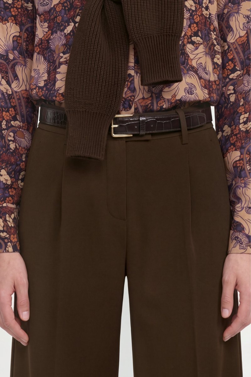 Wide-Leg-Bundfaltenhose-Rich & Royal