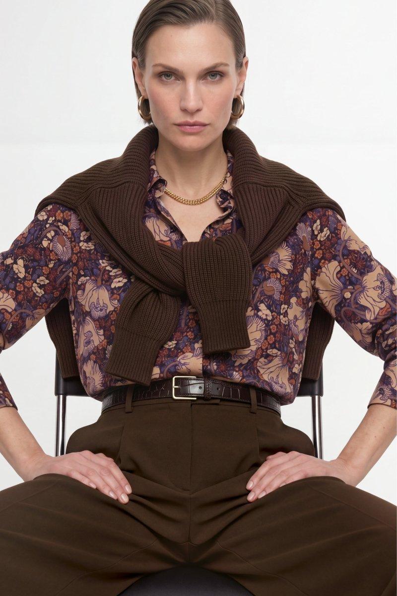 Wide-Leg-Bundfaltenhose-Rich & Royal