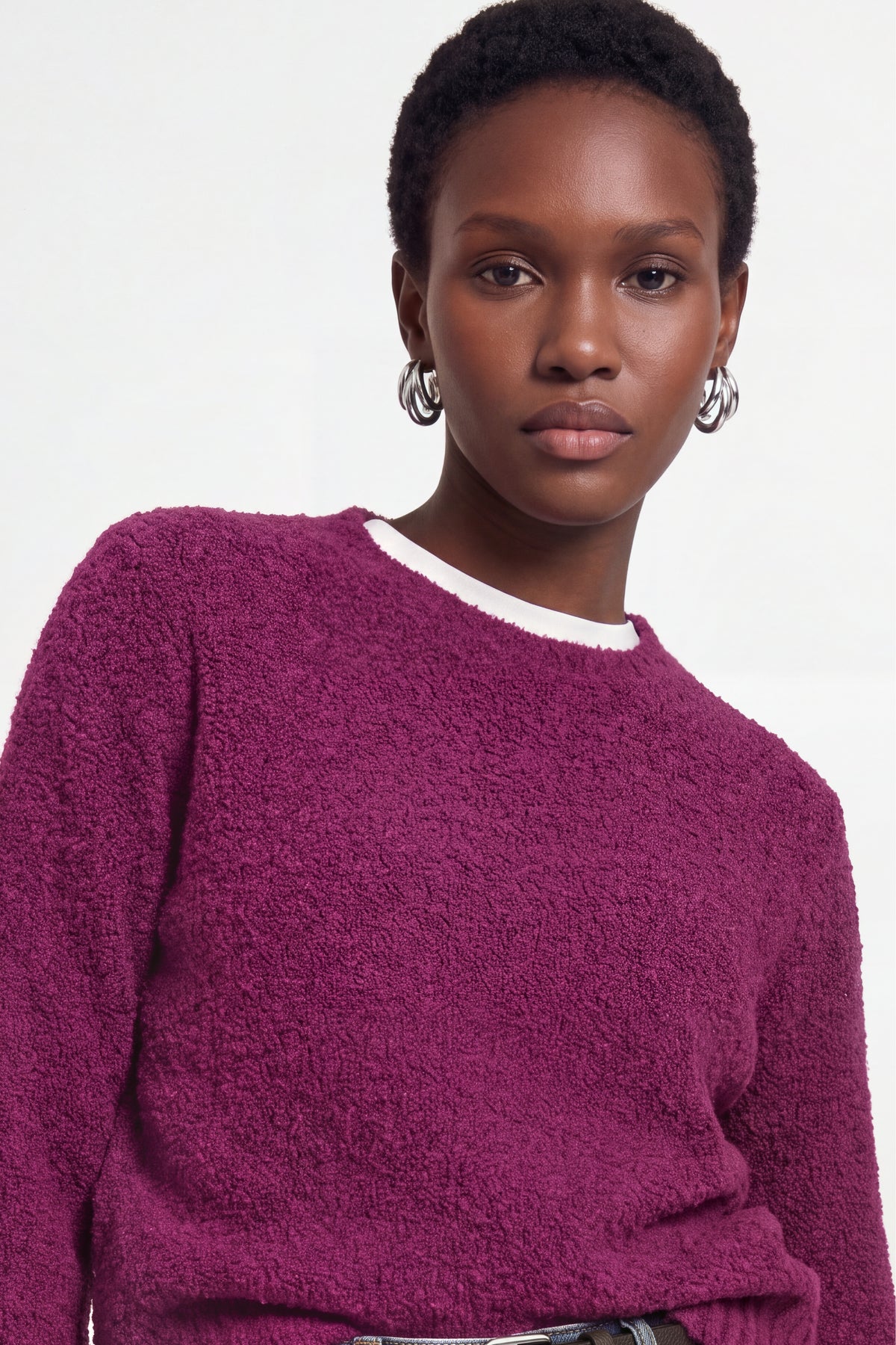 Bouclé-Strickpullover-Rich & Royal