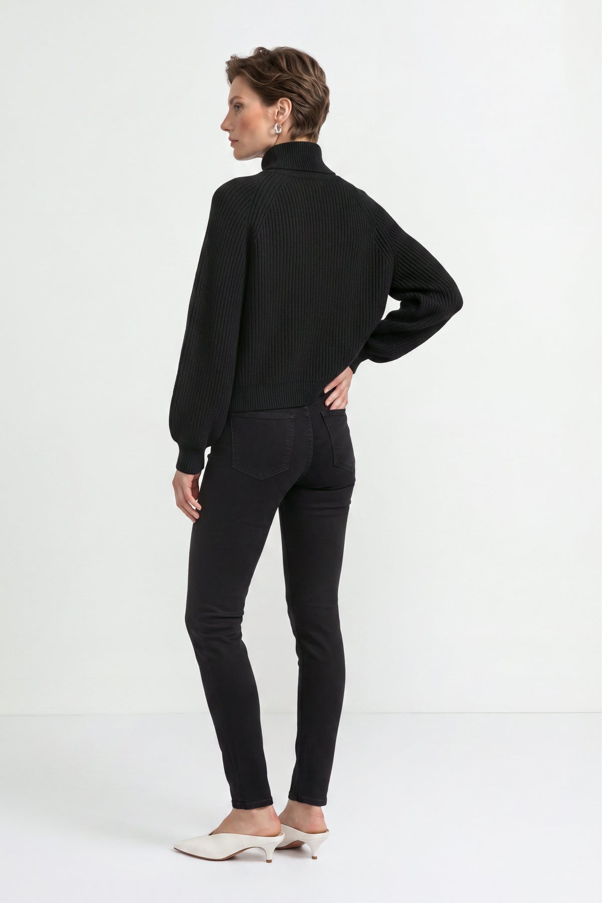 Rippstrick-Rollkragenpullover-Rich & Royal