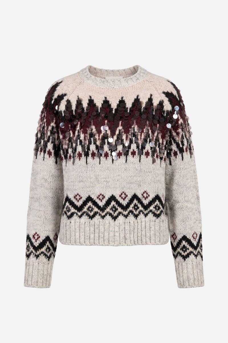 Norwegerpullover mit Pailletten-Rich & Royal
