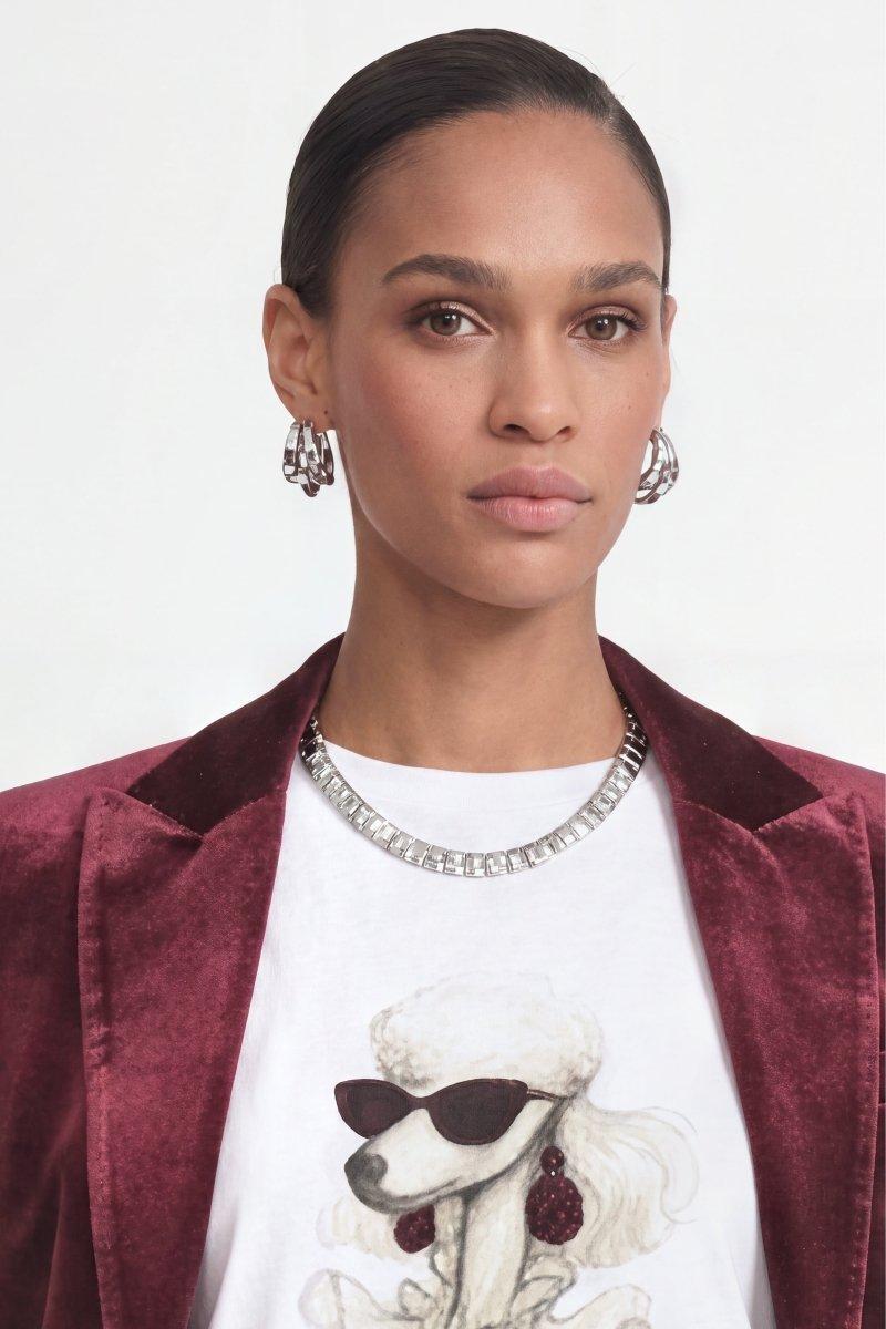 Baumwoll-T-Shirt mit Pudel-Print-Rich & Royal
