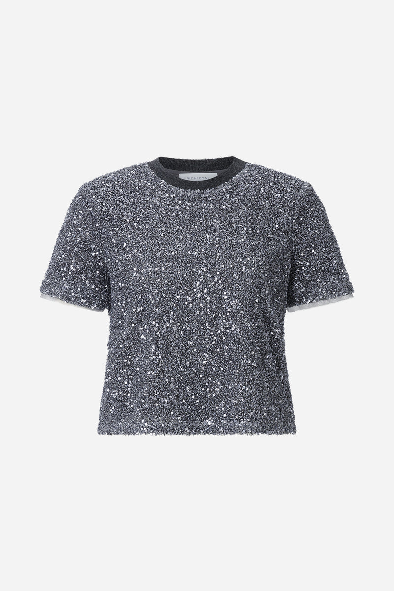Paillettenshirt-Rich & Royal