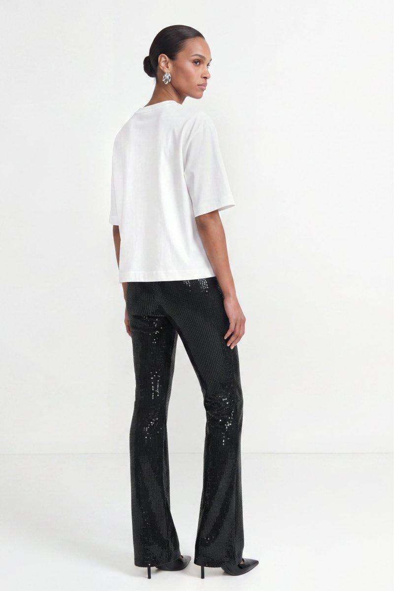 Baumwoll-T-Shirt mit Frontprint-Rich & Royal