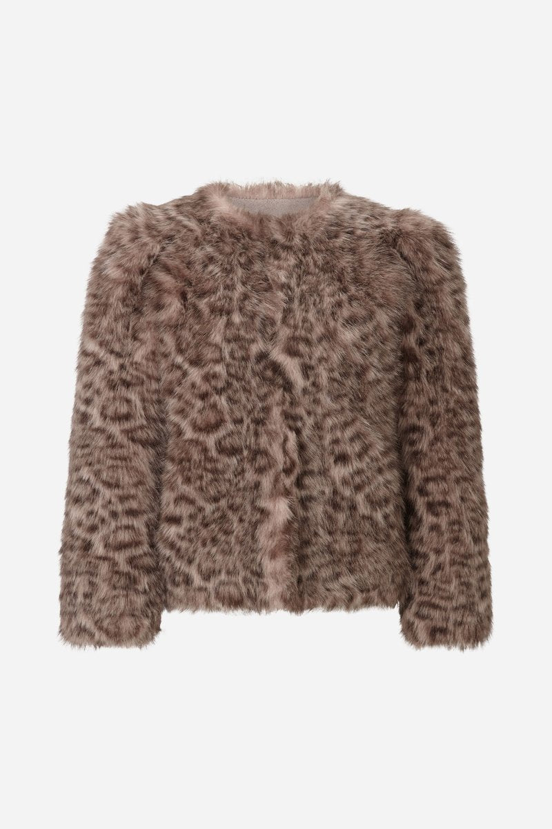 Leoparden-Fellimitatjacke-Rich & Royal
