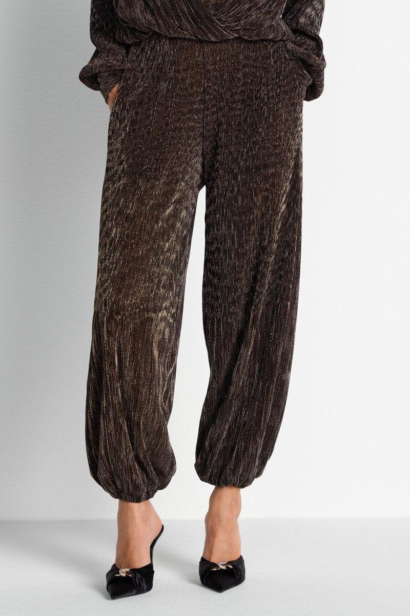 Ballonhose mit Metallic-Effekt-Rich & Royal