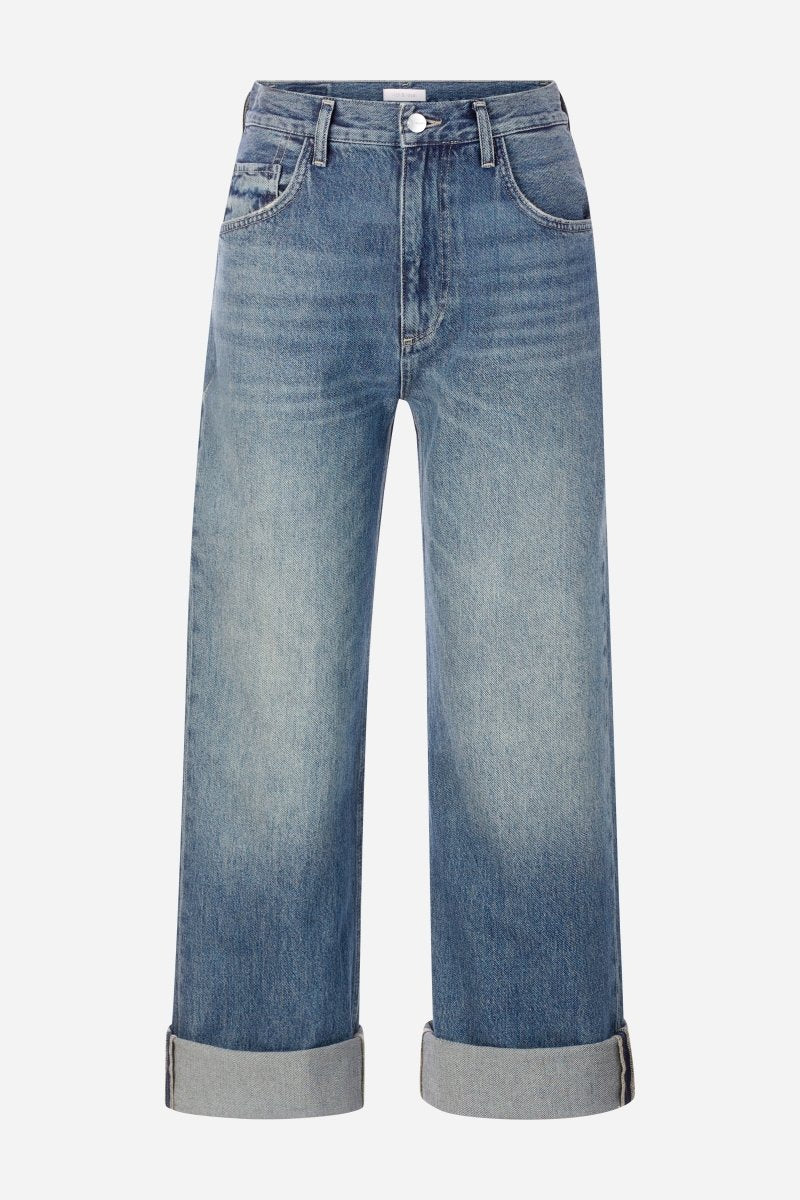 Jeanshose mit breiten Aufschlägen-Rich & Royal