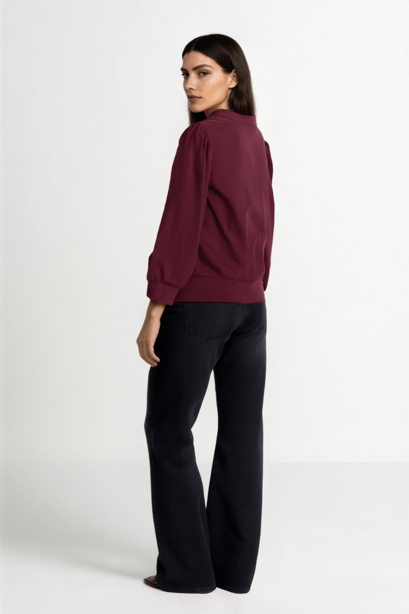 Sweatshirt mit Puffärmeln-Rich & Royal