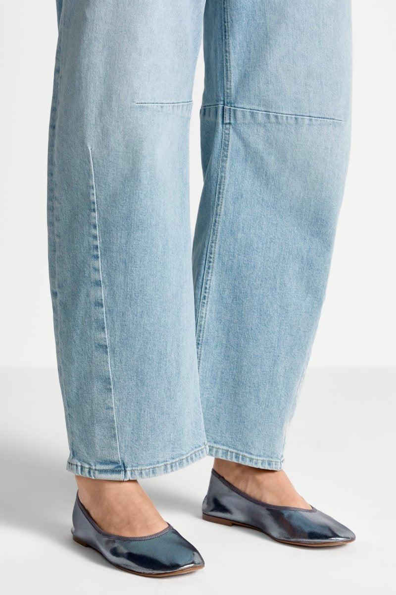 High-Waist Utility Jeans-Rich & Royal