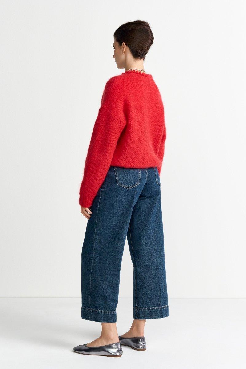 Cropped-Jeans mit geradem Bein-Rich & Royal