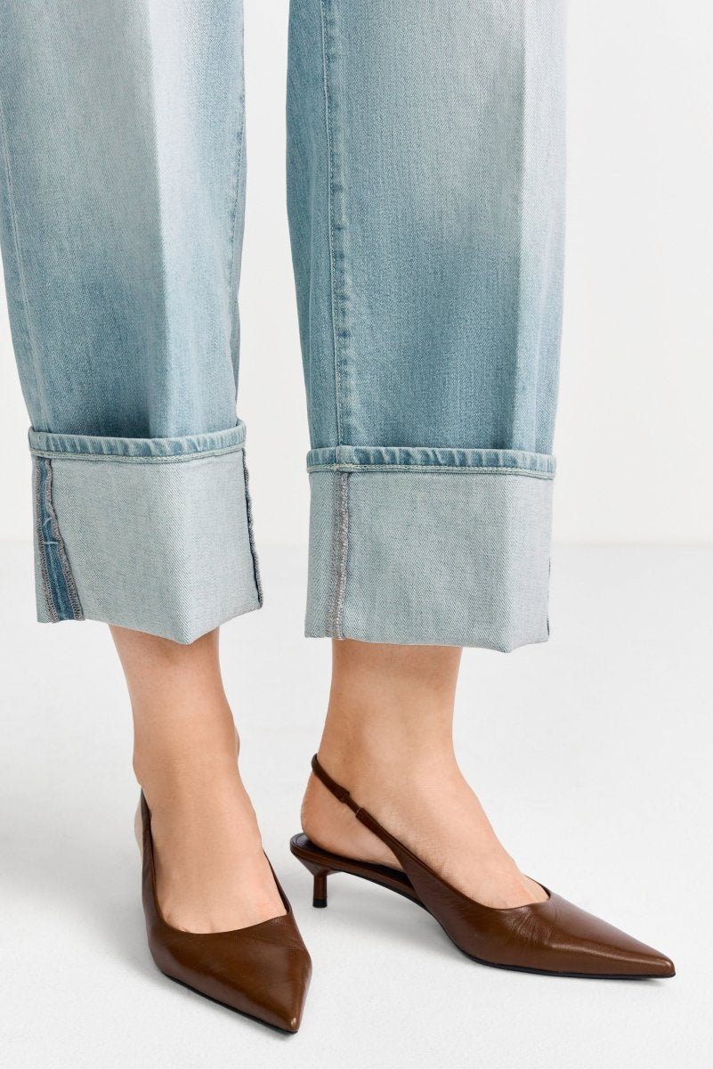 Hellblaue Wide-Leg-Jeans-Rich & Royal